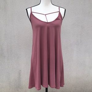 Alya mauve spaghetti strap dress XS